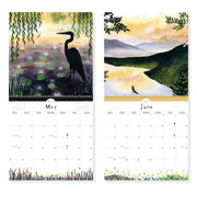 2027 Quiet Earth Watercolor Landscape Wall Calendar