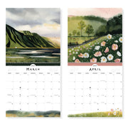 2027 Ode to Joy Watercolor Landscape Wall Calendar