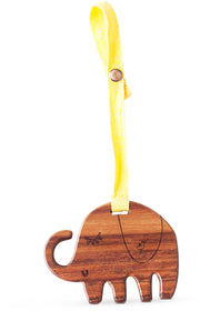 2 pc. Baby Organic Knit and Wood stroller and play toys