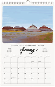 2027 Slightly Stationery National Parks Wall Calendar