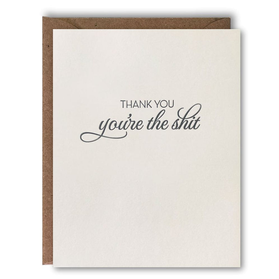 You're The Sh*t Thank You Card