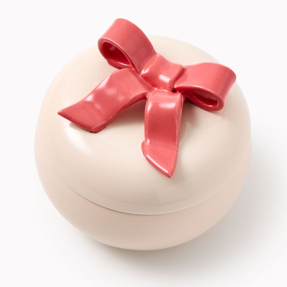 Ceramic Bow Candle