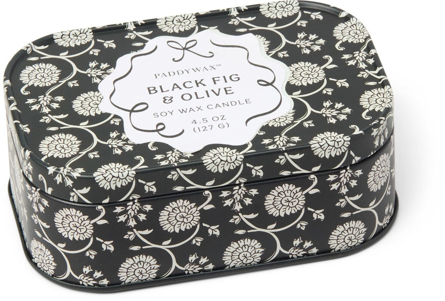 Chérie Black Fig & Olive Soy Wax Candle Tin 4.5 oz