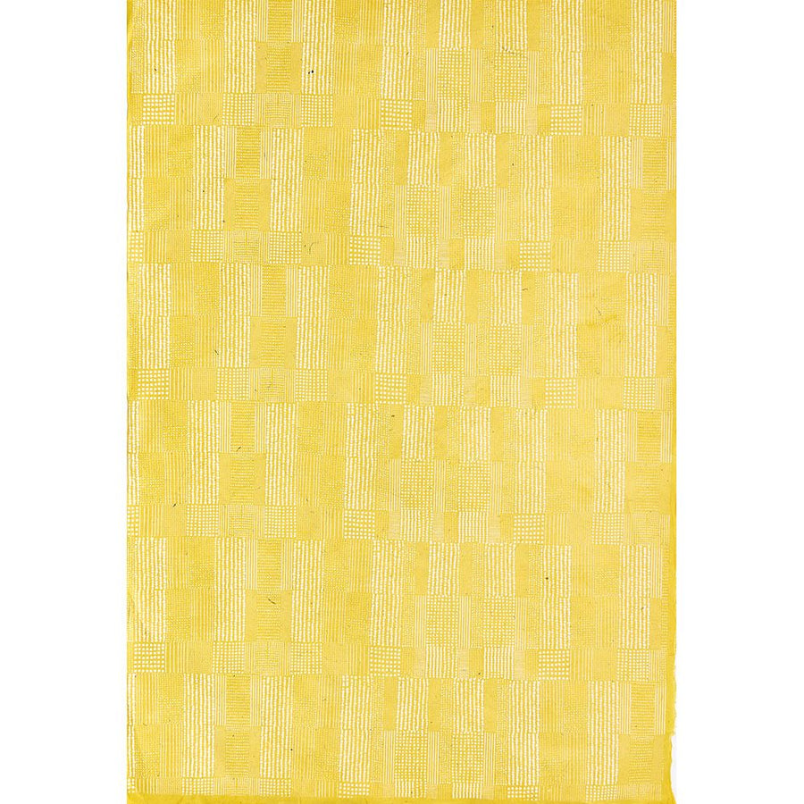 Yellow Quilt Dots Handmade Paper