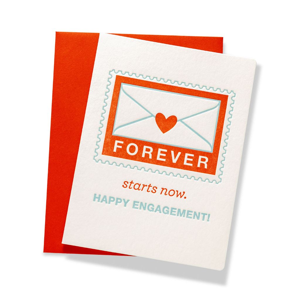Forever Starts Now Engagement Card