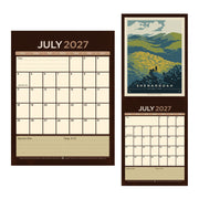 2027 Kenneth Crane National Parks Vintage Art Wall Calendar