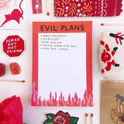 Evil Plans Notepad