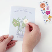 Mother's Day Bouquet Sticker Scene Card