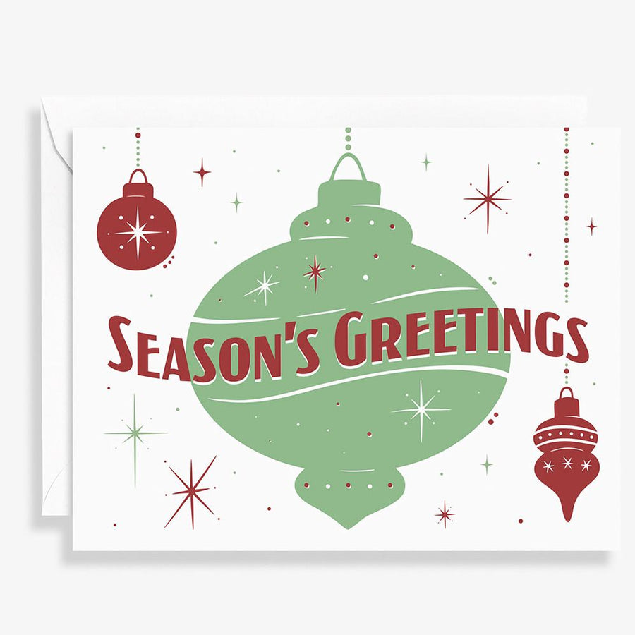 Season's Greetings Letterpress Boxed Set of 10