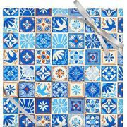 Hand Drawn Tiles Continuous Roll Wrap