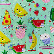 Birthday Jumble Prismatic Continuous Roll Wrap