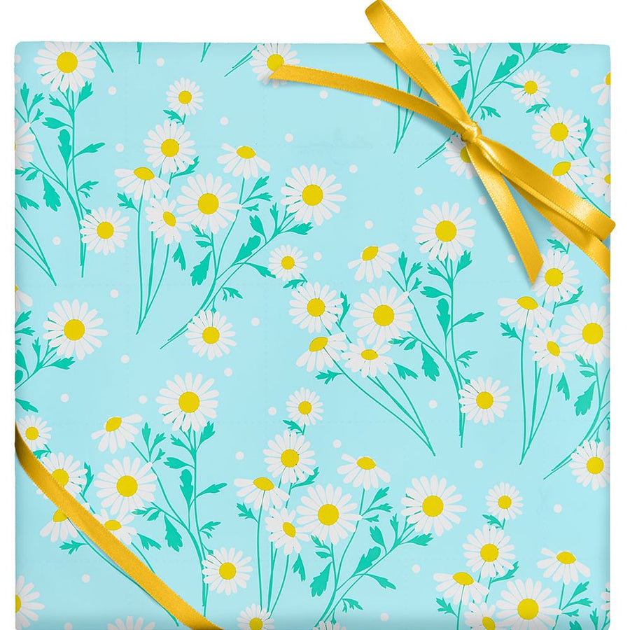 Daisies Continuous Roll Wrap