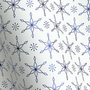 Blue Snowflakes Roll Wrap