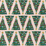 Festive Trees Continuous Roll Wrap