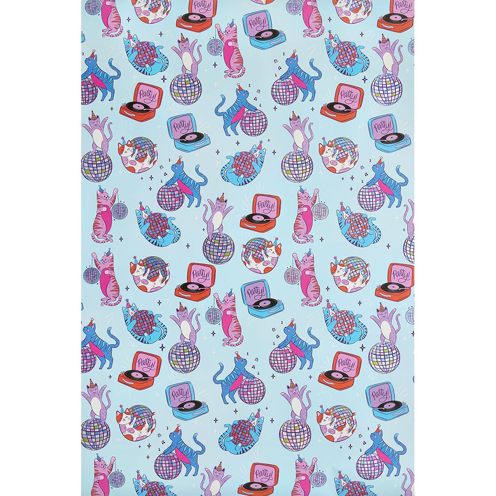 Disco Cats Roll Wrap