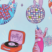 Disco Cats Roll Wrap