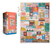 Travel Facts 1000 Piece Puzzle