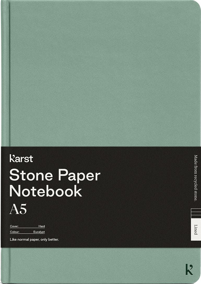 Karst Stone Paper A5 Eucalyptus Hardcover Notebook
