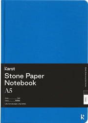Karst Stone Paper A5 Hardcover Notebook - Boltblue