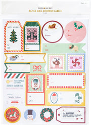 Santa Mail Adhesive Labels
