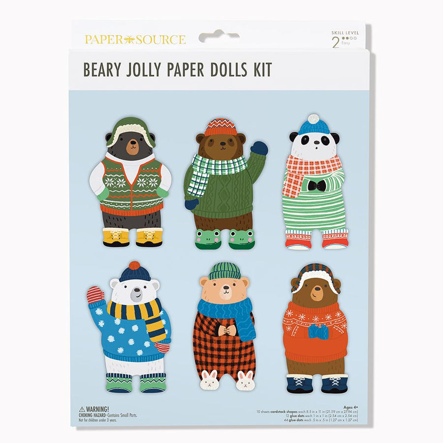 Beary Jolly Paper Dolls Kit