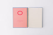 Stamp Pattern Writer's Spiral Notebook