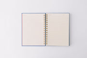 Stamp Pattern Writer's Spiral Notebook