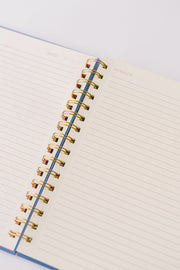 Stamp Pattern Writer's Spiral Notebook