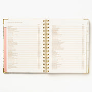 2027 Bookstack Tea Cup 12-Month Weekly Medium Spiral Planner