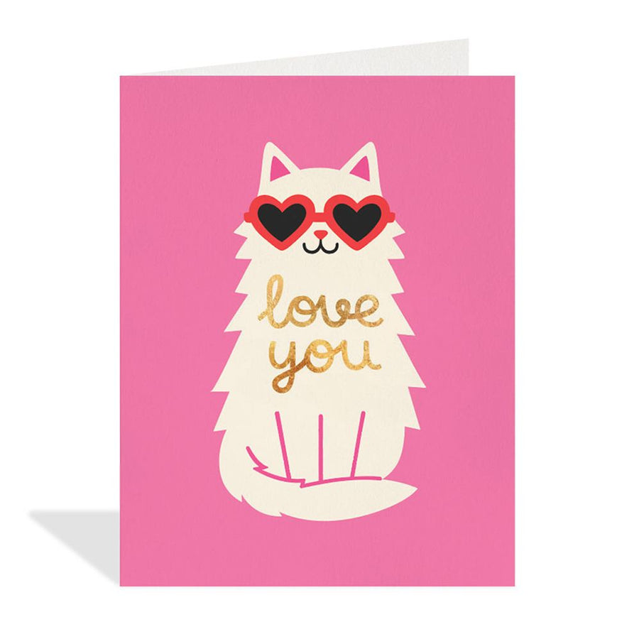 Cat Sunnies Love Card