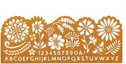Botanical Design Stencil - Drawing Template