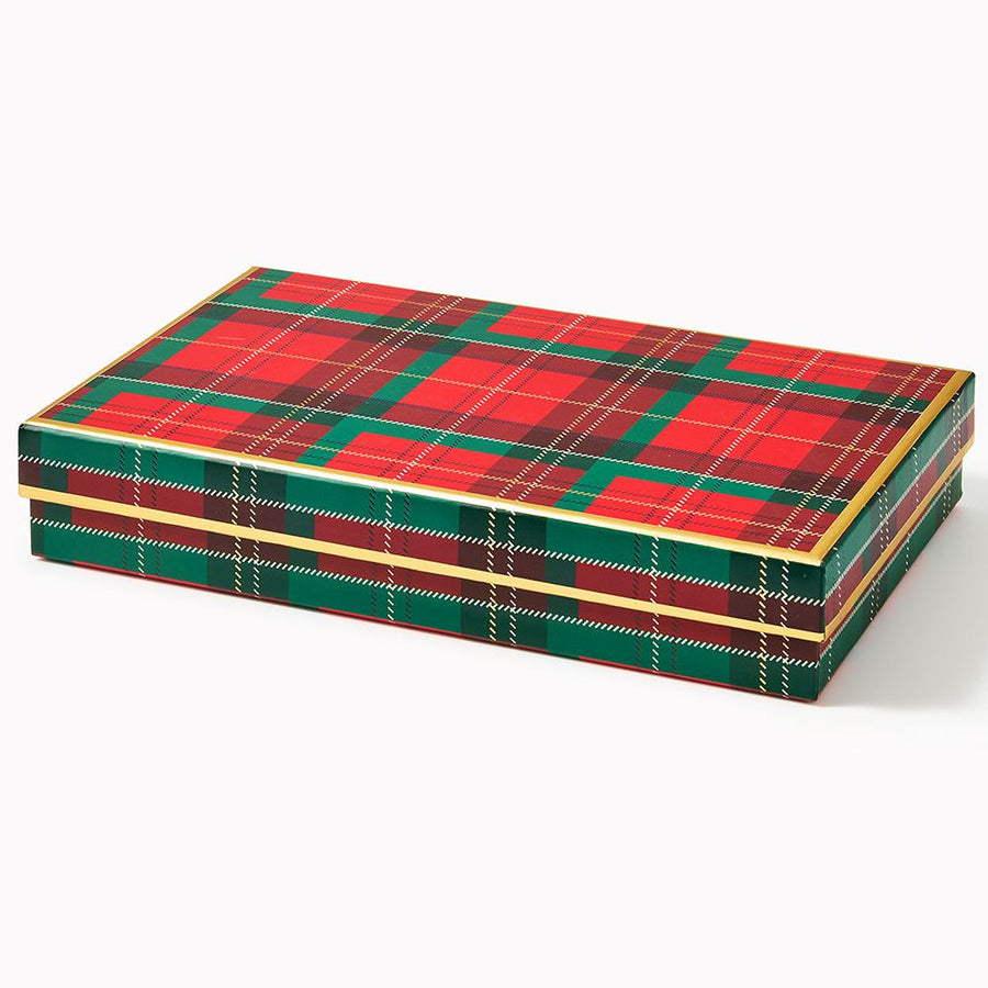 Holiday Plaid Small Shirt Gift Box