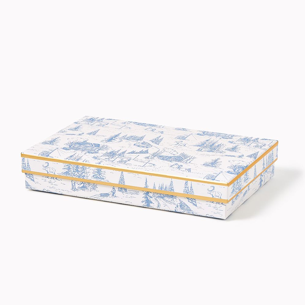 Elegant Toile Small Shirt Gift Box