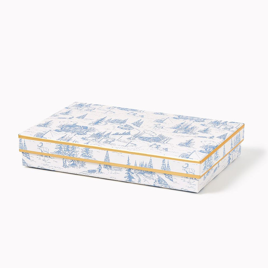Elegant Toile Small Shirt Gift Box
