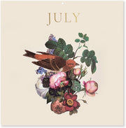 2027 Birds & Blooms Wall Calendar - Exclusive