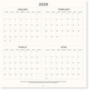 2027 Vintage Floral Wall Calendar - Exclusive