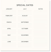 2027 Vintage Floral Wall Calendar - Exclusive