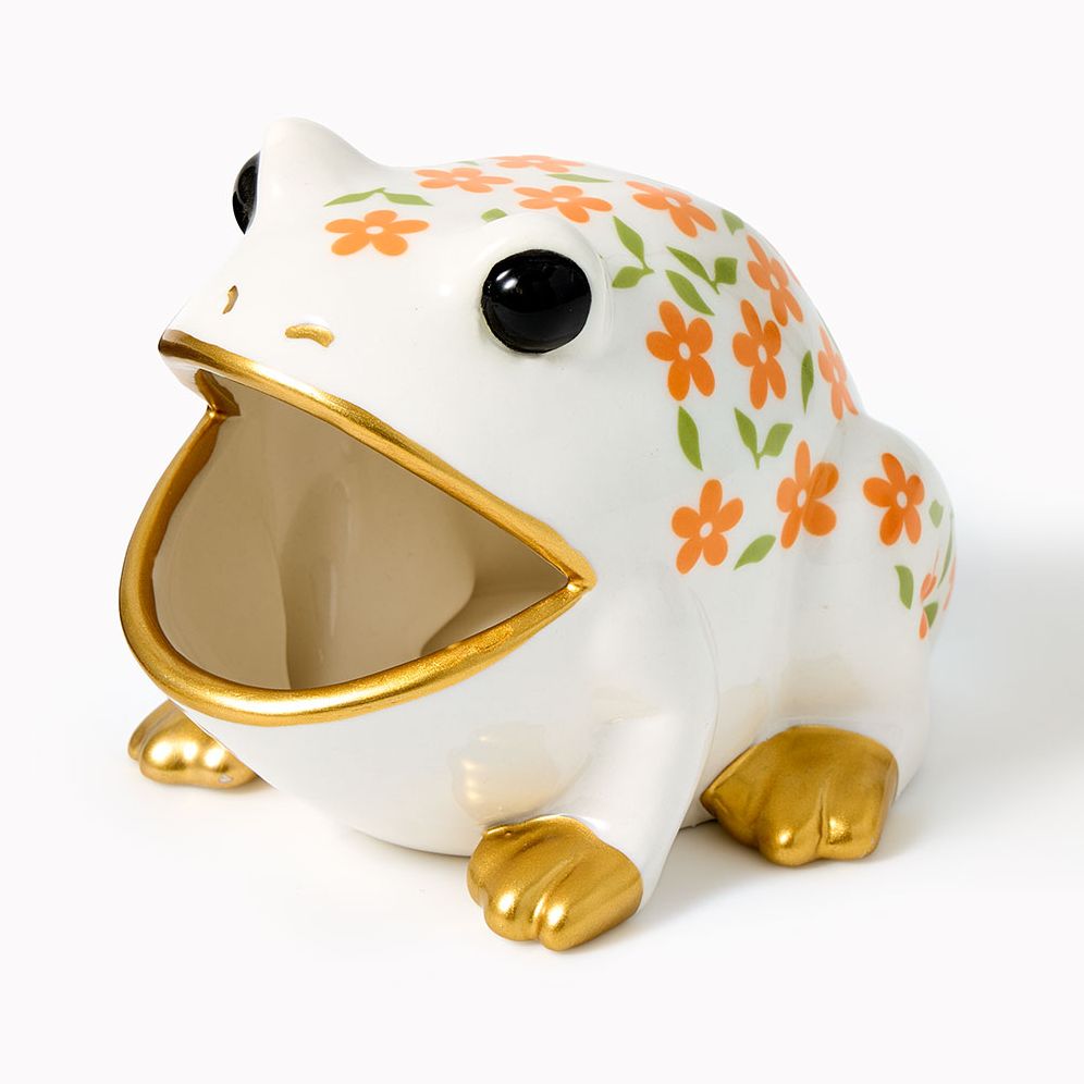Whimsical Frog Trinket Dish