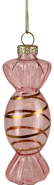 Glass Candy Ornaments - S/4