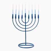 Modern Metal Menorah