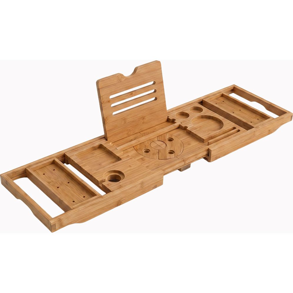 Collapsible Bamboo Bath Caddy
