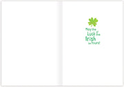 Shamrocks & Horseshoes St. Patrick's Day Card