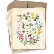 Grateful For You Thank You Card Set