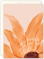 Mother's Day Greeting Card The way she loves