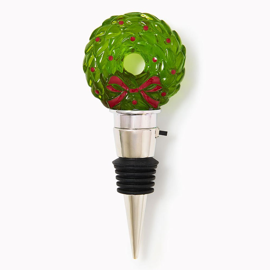 Light Up Wreath Wine Stopper