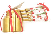 Holiday Pressed Flower Measuring Cups