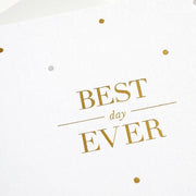 Best Day Ever Wedding Card