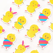 Glitter Chick Stickers
