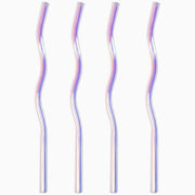 Wavy Glass Straws
