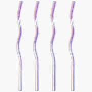 Wavy Glass Straws